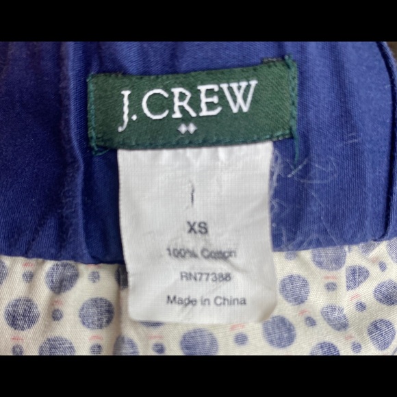 J. Crew Navy White Cotton Wide Strap Sleeveless Top Buttons Pintucks - Picture 6 of 6